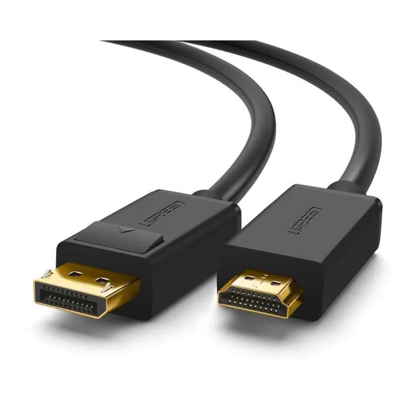 18620-ugreen-10239-cable-video-et-adaptateur-15-m-displayport-hdmi-noir-10239-linksolutions-ma Câble Ugreen 10239 CableDisplayport Male Vers HDMI Male 1,5M – Image 1