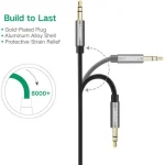 Câble Ugreen 10735 Cableaudio Jack 3.5mm Male Vers 3.5mm Male Cable2M – Image 3