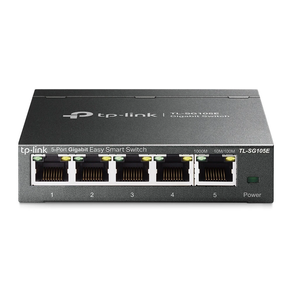 19678-tp-link-tl-sg105e-commutateur-reseau-gere-l2-gigabit-ethernet-10-100-1000-noir-TL-SG105E-linksolutions-ma.webp Tp-link TL-SG105E Smart Switch 5 Ports Tplink Gigabit – Image 1