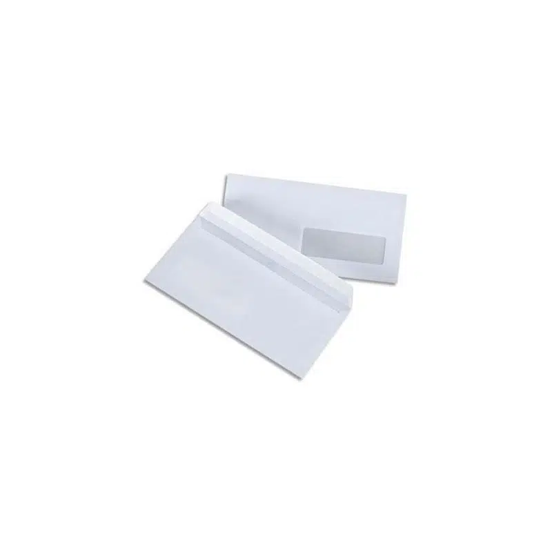 90-500-enveloppes-avec-fenetre-110-x-220-mm-EU002-linksolutions-ma Enveloppe EU002 500 ENVELOPPES Avec FENÊTRE 110 X 220 MM – Image 1