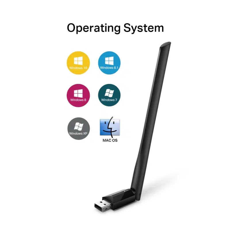 Adaptateur Tp-link USB WiFi bi-bande AC 600 Mbps à gain élevé (ARCHER T2U PLUS) – Image 4