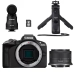 Appareil Photo Canon EOS R100 + Double Kit RF-S 18-45mm & 55-210mm IS STM (5811C035AA)