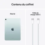 Apple iPad Air 11″ M3 Wi-Fi 256 Go Bleu (MCA34QA/A) – Image 3