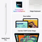 Apple iPad Air 11″ M3 Wi-Fi 256 Go Gris Sidéral (MCA14QA/A) – Image 5