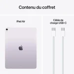 Apple iPad Air 13″ M3 Wi-Fi 128 Go Violet (MCNL4QA/A) – Image 2