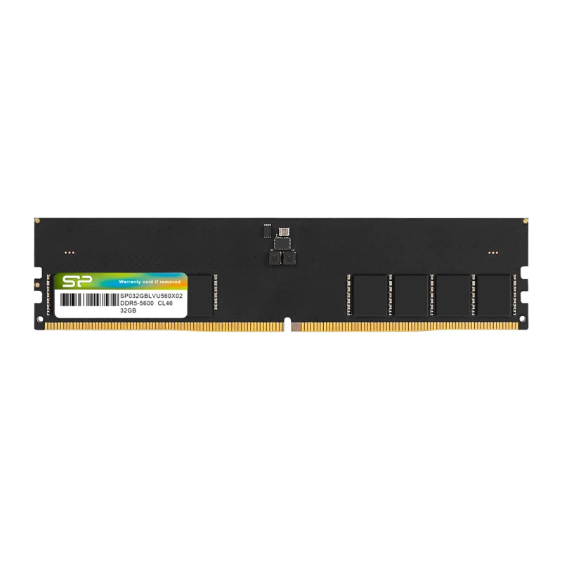 Barette mémoire Silicon power 16GB DDR5-4800 CL40 UDIMM (SP016GBLVU480F02) – Image 1
