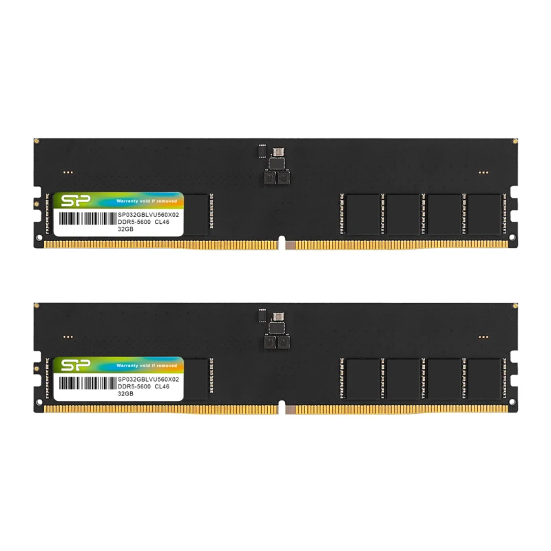 Barette mémoire Silicon power 16GB DDR5-4800 CL40 UDIMM (SP016GBLVU480F02) – Image 2