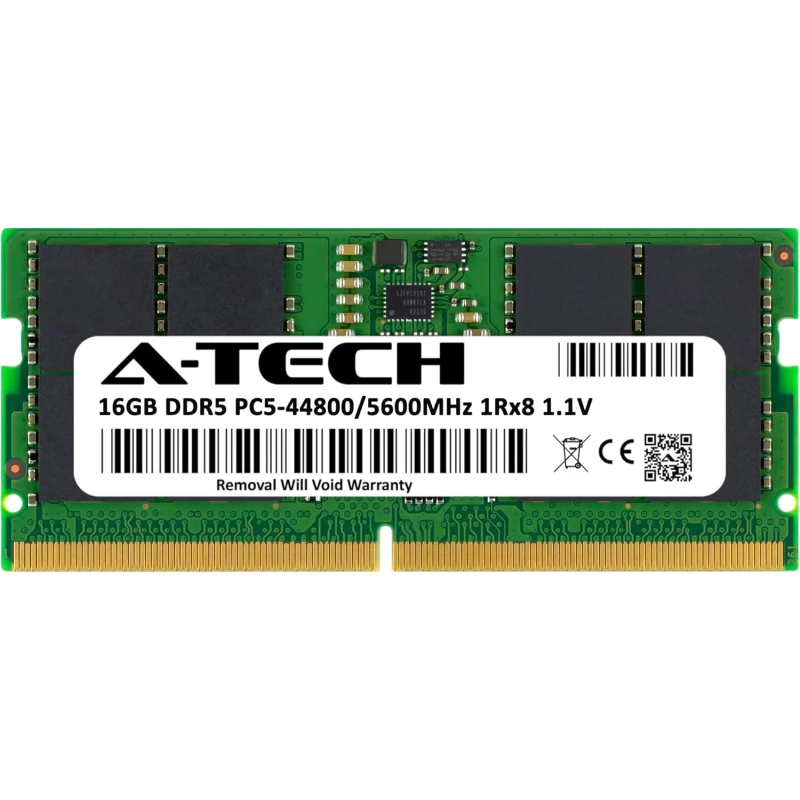 Barrette mémoire A-Tech 16GB DDR5 – 5600Mhz SODIMM (HMCG78AGBSA095N) – Image 2