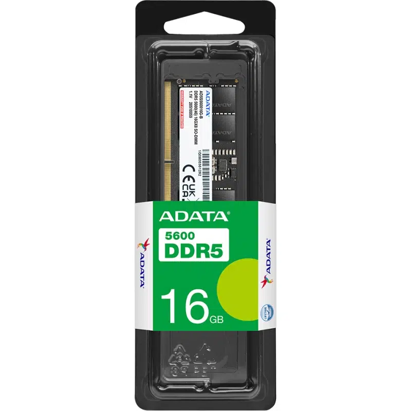 barrette_memoire_adata_u_dimm_16gb_ddr5_5600_mhz_pour_desktop_ad5u560016g_s_linksolutions_ma Barrette mémoire Adata U-DIMM 16Gb DDR5-5600 MHz Pour Desktop (AD5U560016G-S) – Image 1
