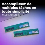 Barrette mémoire Crucial 4Go DDR4 – 2666 UDIMM (CT4G4DFS8266) – Image 3