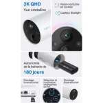 Caméra de sécurité Tp-link WiFi Tapo C420S1 sur batterie + Hub de connexion (TAPOC420S1) – Image 6