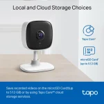 Caméra de vidéosurveillance Tp-link Tapo C100 WiFi Indoor 2MP (TAPOC100) – Image 2