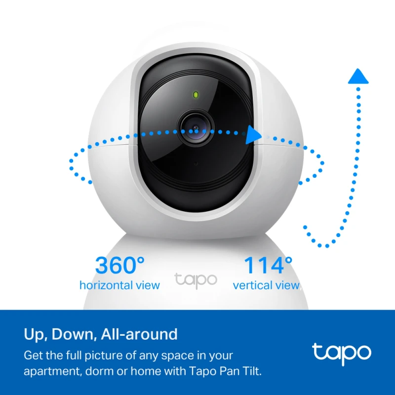 Caméra de vidéosurveillance Tp-link Tapo C210 WiFi Panoramique Indoor 2K 3MP (TAPOC210) – Image 2