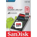 Carte memoire Sandisk SDSQUAR-016G-GN6MN Ultra Micro SDHC 16GB – Image 5