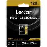 Carte mémoire SD LEXAR 2000X 128GB UHS-II 300MB/s 260MB/s (LSD2000128G-BNNNG) – Image 5
