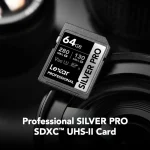 Carte mémoire SD LEXAR Silver Pro 64GB UHS-II 280MB/s (LSDSIPR064G-BNNNG) – Image 4