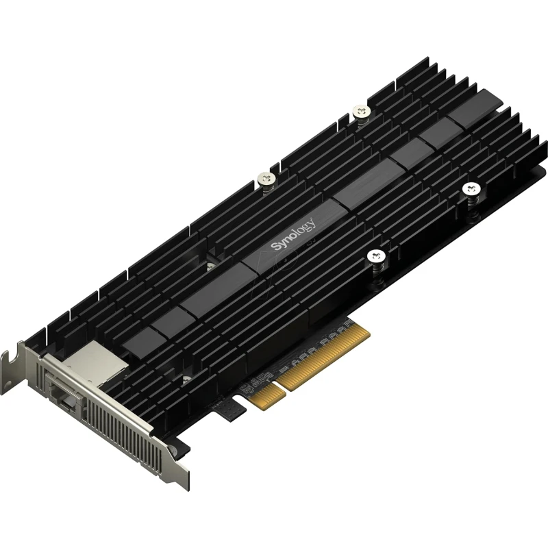 carte-r-seau-synology-10gbe-rj45-avec-ssd-m.2-nvme-combin-e10m20-t1-linksolutions-maroc_1.webp Carte réseau Synology 10GbE RJ45 avec SSD M.2 NVMe combiné (E10M20-T1) – Image 1