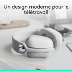 Casque Bluetooth Logitech Zone Vibe 100 Off White (981-001219) – Image 7