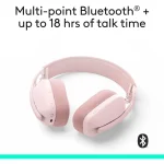 Casque Bluetooth Logitech Zone Vibe 100 Rose (981-001224) – Image 2