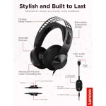 Casque Gaming Lenovo Legion H500 Pro 7.1 Surround Sound (GXD0T69864) – Image 8