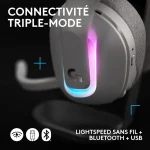 Casque Gaming Logitech G522 Bluetooth Blanc (981-001550) – Image 5