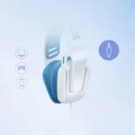 Casque Logitech G G335 Avec fil Arceau Jouer Blanc (981-001018) – Image 2