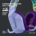 Casque Logitech G733 LIGHTSPEED – LILAC (981-000890) – Image 2