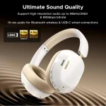 Casque sans fil Ugreen HiTune Max5c Hybrid ANC Blanc (35758) – Image 2