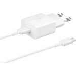 Chargeur Samsung 25W USB-C avec câble – Blanc (EP-T2510XWEGWW) – Image 2