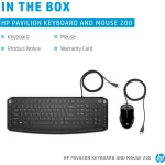 clavier et souris HP Pavilion 200 (9DF28AA) – Image 4