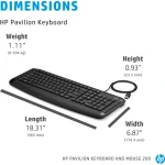 clavier et souris HP Pavilion 200 (9DF28AA) – Image 5