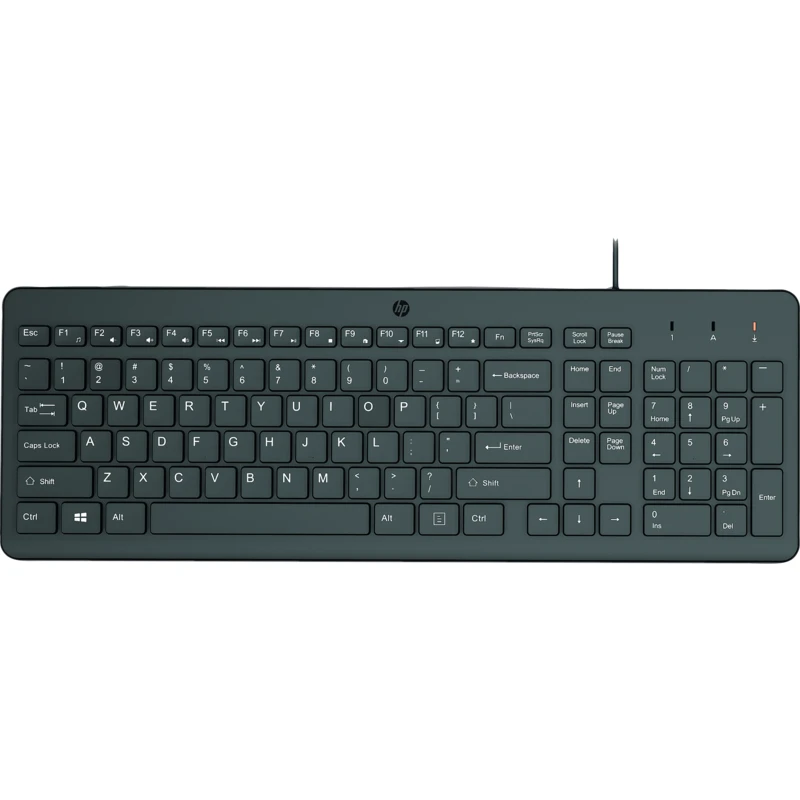 clavier-hp-150-wired-fran-ais-design-compact-noir-664r5aa-linksolutions-img-1 Clavier HP 150 Wired – Français, Design Compact, Noir – 664R5AA – Image 1