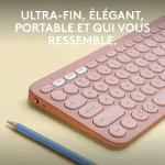 Clavier Logitech sans fil Bluetooth Pebble Keys 2 K380s Mini (920-011805) – Image 4