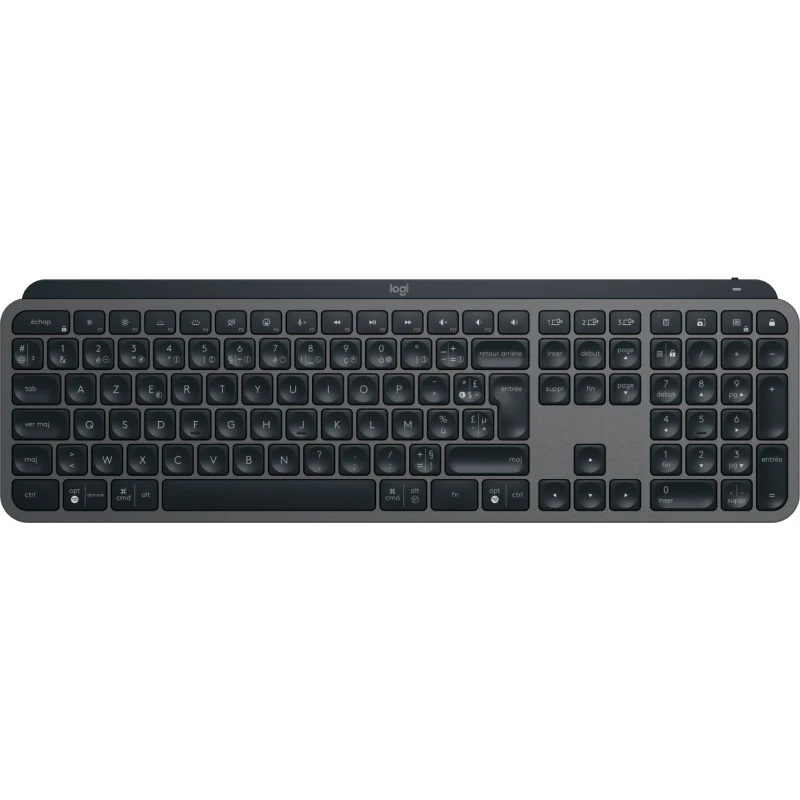 clavier-logitech-sans-fil-mx-keys-s-graphite-bluetooth-azerty-fran-ais-compatible-pc-et-mac-920-011568-links-solutions-maroc_1.webp Clavier Logitech sans fil MX Keys S Graphite – Bluetooth – AZERTY Français – Compatible PC et Mac (920-011568) – Image 1