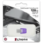 Clé USB Kingston DataTraveler MicroDuo 3C USB Type-A/Type-C 128Go (DTDUO3CG3/128GB) – Image 3