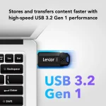 Clé USB LEXAR JumpDrive S80 128GB USB 3.2 150MB/s (LJDS080128G-BNBNG) – Image 5