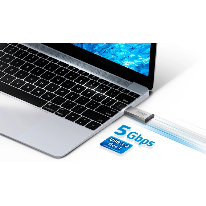 Clé USB Adata UR350 – 3.2 Gen1 32Go 64Go (UR350-32G-RSR/BK) – Image 3