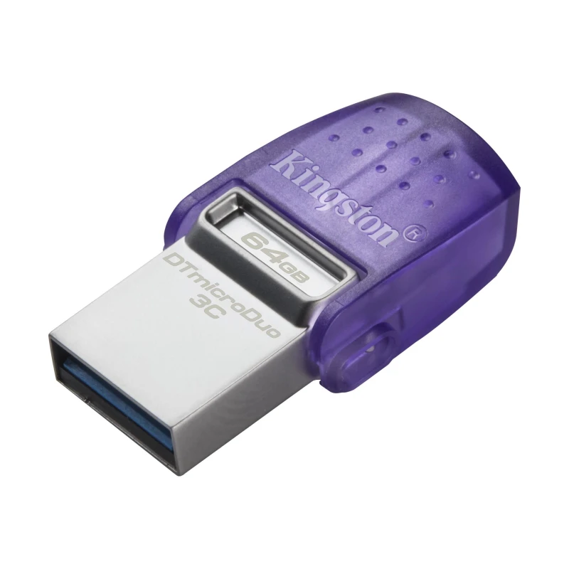 Clé USB Kingston DataTraveler microDuo 3C USB Type-A / USB Type-C 3.2 64Go (DTDUO3CG3/64G) – Image 1