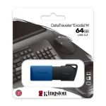 Clé USB Kingston Technology DataTraveler 64GB USB3.2 Gen1 Exodia M Noir/Bleu (DTXM/64G) – Image 3