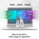 Clé USB Lexar 32GB JumpDrive V100 (LJDV100-32GABGY) – Image 4
