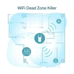 TP-Link Répéteur Wi-Fi 6 AX1800 – 574Mbps – Image 4