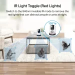 TP-Link Tapo C225 Caméra Wi-Fi AI Pan/Tilt – 2K 4MP – Sécurité Intérieure – Image 6