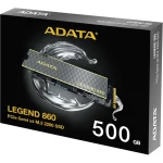 Disque dur interne SSD ADATA LEGEND 860 500GB PCIe Gen4 M.2 (SLEG-860-500GCS) – Image 6