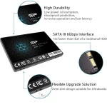 Disque dur interne ssd silicon power 512gb a55 2.5′ (SP512GBSS3A55S25) – Image 2