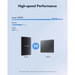 Disque SSD externe LEXAR SL500 2TB USB 3.2 Gen2x2 2000MB/s (LSL500X002T-RNBNG) – Image 6