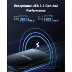Disque SSD externe LEXAR SL500 2TB USB 3.2 Gen2x2 2000MB/s (LSL500X002T-RNBNG) – Image 8