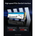 Disque SSD interne LEXAR NM610 Pro 1TB M.2 NVMe PCIe Gen3 3300MB/s (LNM610P001T-RNNNG) – Image 3