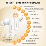 Écouteurs sans fil Ugreen HiTune T3 Pro ANC Wireless (35725) – Image 2