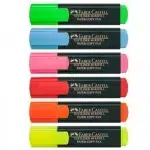 Ecriture Faber castell 1548 FLUORESCENT TEXTLINER BOITE DE 10 FLUORESCENTS