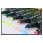 Ecriture Faber castell 1548 FLUORESCENT TEXTLINER BOITE DE 10 FLUORESCENTS – Image 2